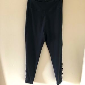 VS lace up black leggings
